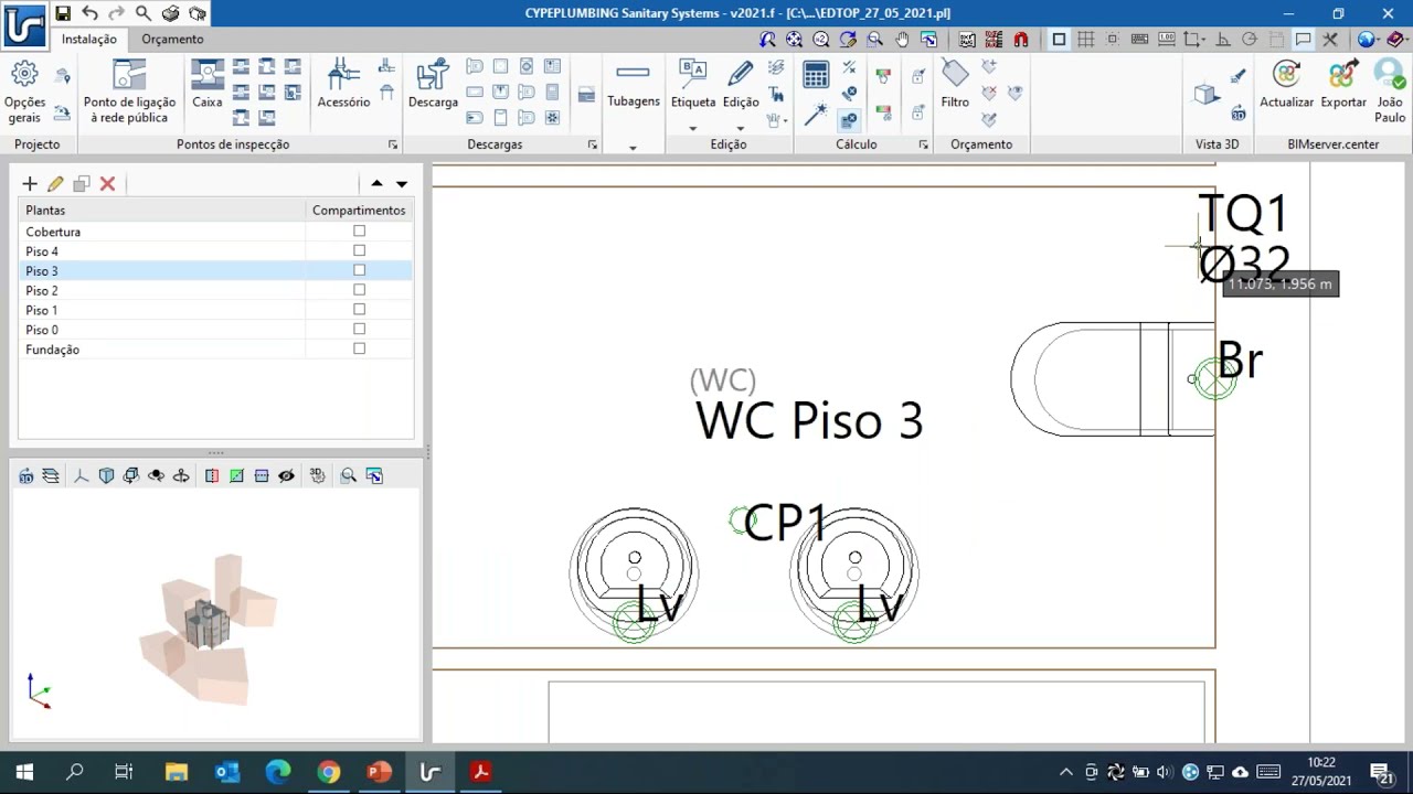 Webinar Curso Modelação e cálculo de instalações hidráulicas e de gás (parte 2/3)