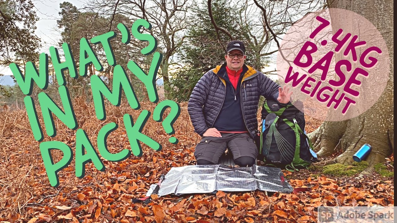What’s in my pack - South Downs Way lightweight gear list- 7.4kg base weight
