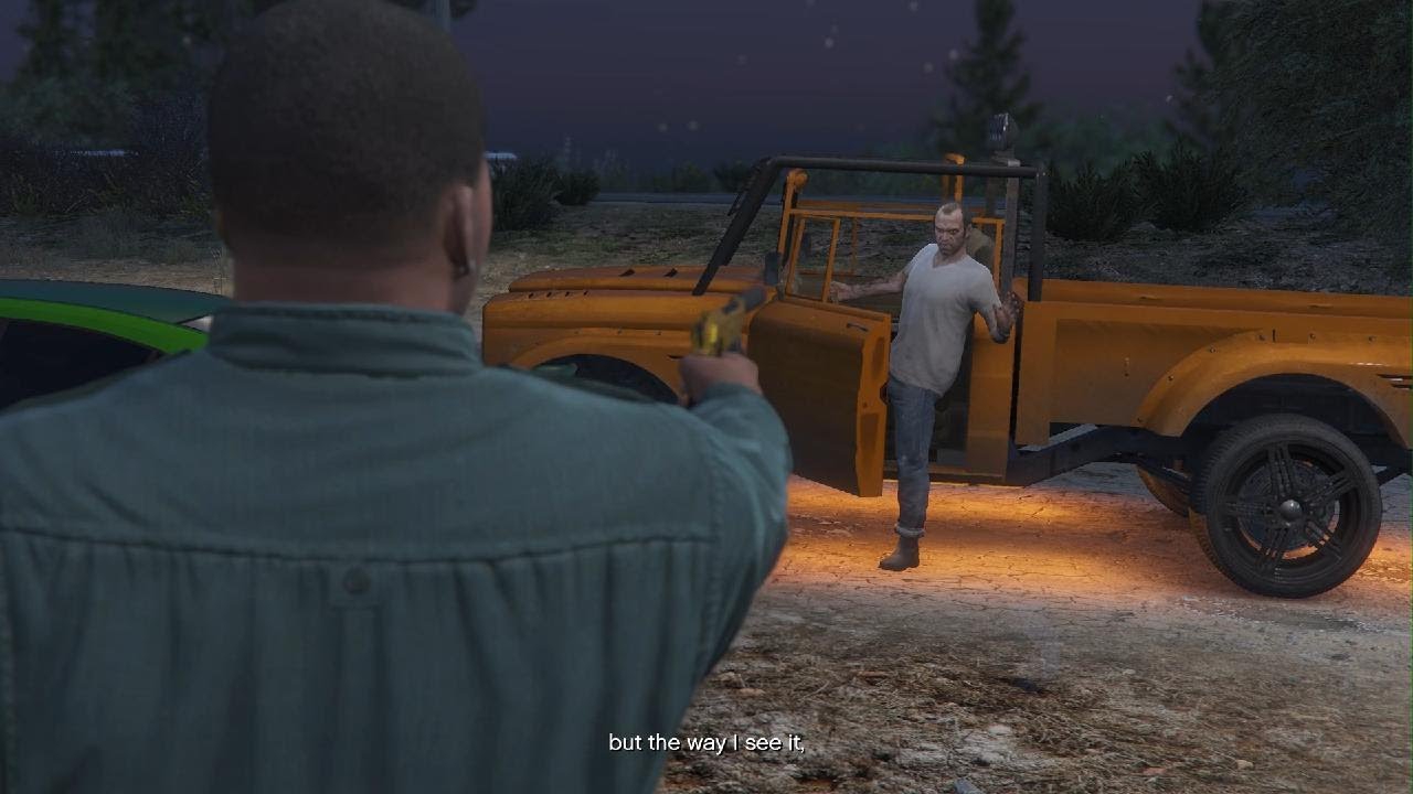 Grand Theft Auto V - Killing Trevor With a Sticky Bomb