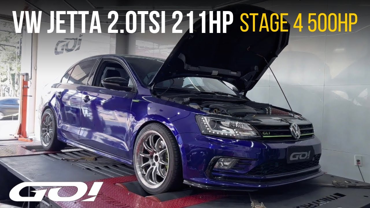 VW Jetta 2.0TSI stage 4 de 211cv para mais de 500 cavalos 😱🔥