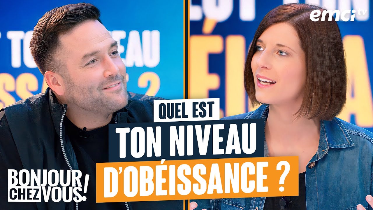 Quel est ton niveau d'ob&eacute;issance ? - Bonjour chez vous !