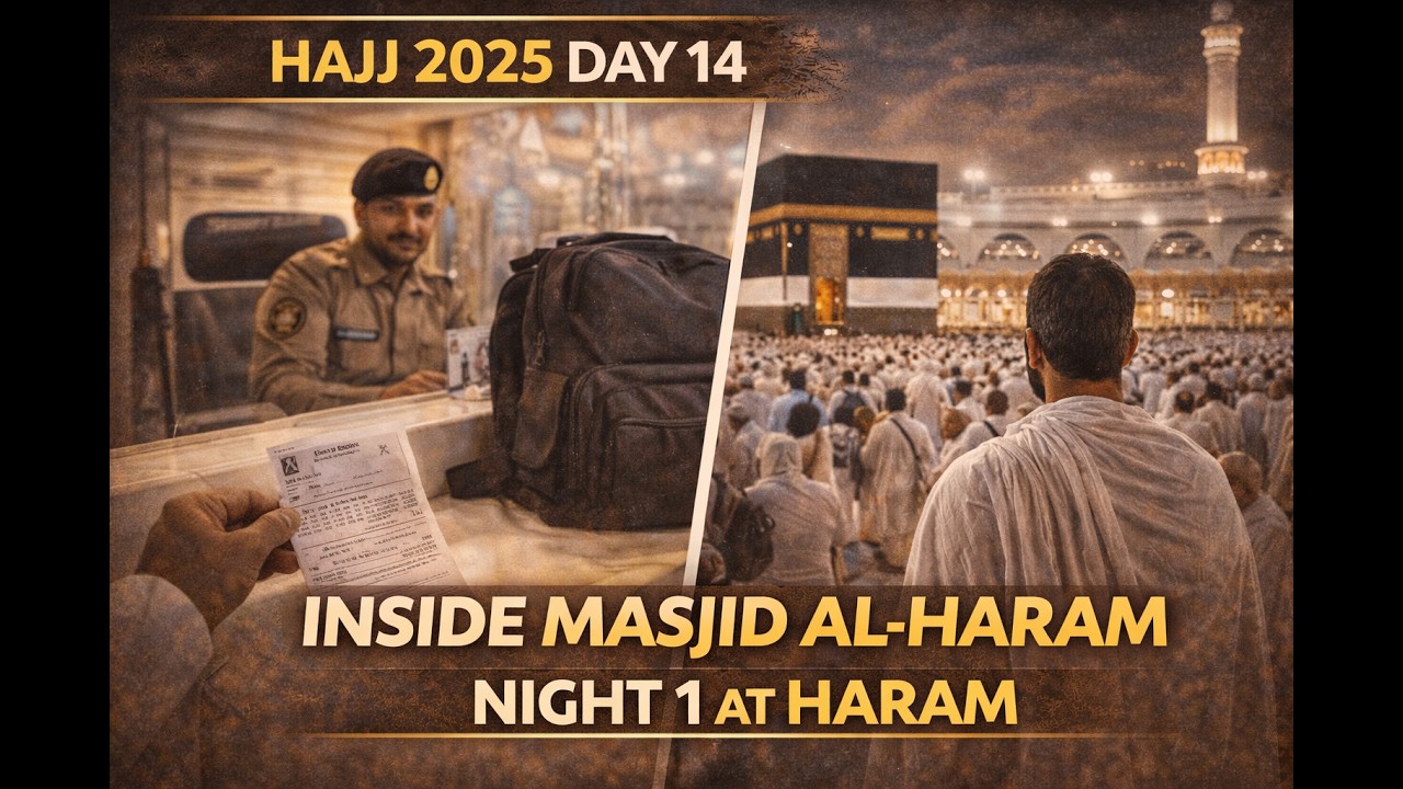 Hajj 2025 Day 14 | Exploring the Area around Kaaba & Staying Overnight at Haram- Night 1 of 4