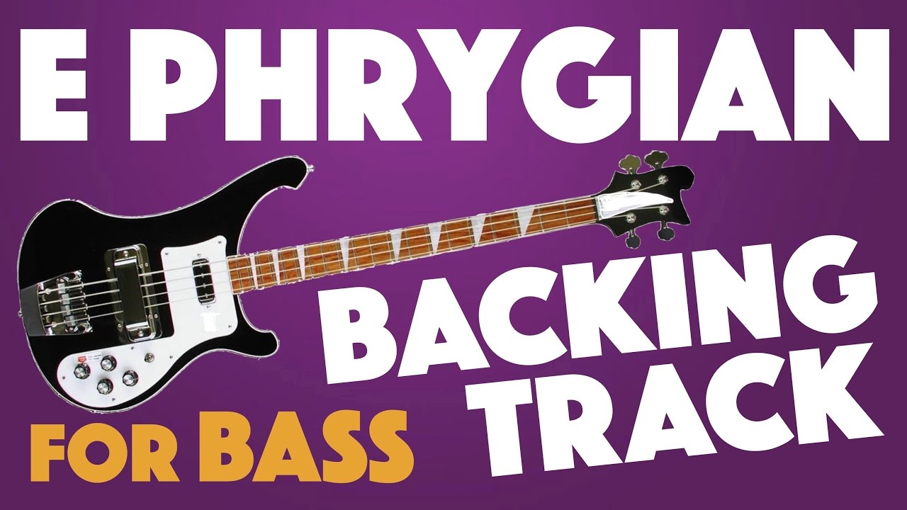 E Phrygian Backing Track For Bass