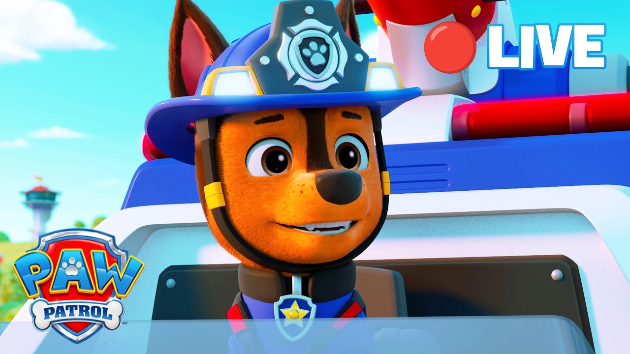 🔴 LIVE! 🚓 @ChasePAWPatrolOfficial to the Rescue! 🚨 | PAW Patrol Official