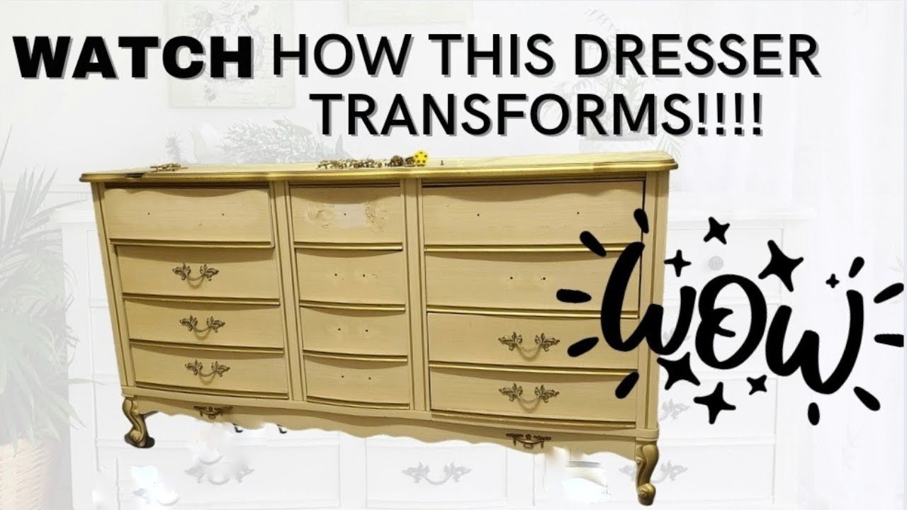 French Provincial Dresser | Furniture Flip | Country Chic Paint