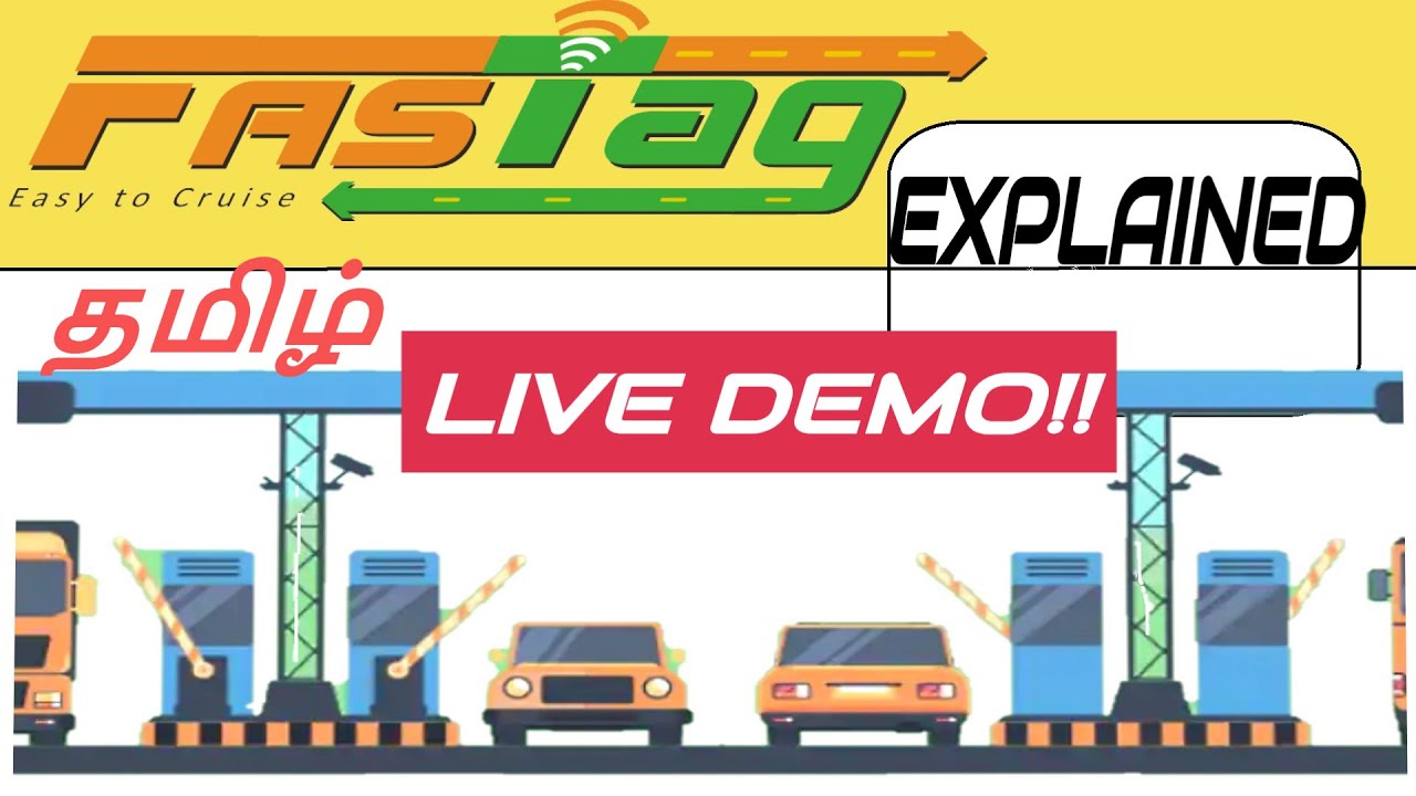 FASTAG Explained!! With LIVE DEMO in TOLL PLAZA |TAMIL| FIN BASICS|