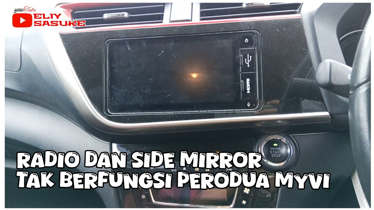 Punca radio dan side mirror Perodua Myvi G3 2025 tidak berfungsi