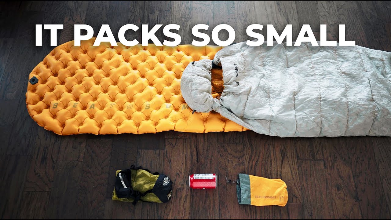 Sea to Summit Ultralight Backpacking Air Mattress & Sleeping Bag | The best ultralight camping gear