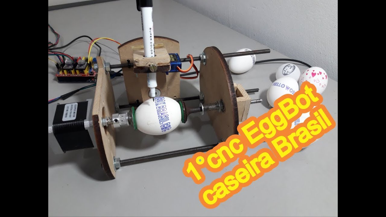 Demostração do EggBot em Português Brasil #1