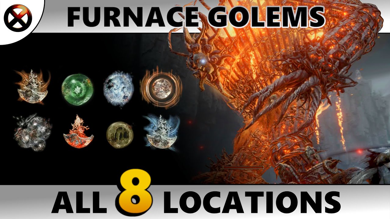 ELDEN RING DLC All Furnace Golem Locations (Wondrous Physick / Flask Tears) Shadow Of The Erdtree