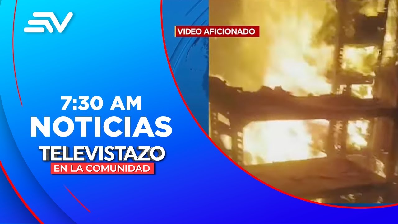 Un incendio se desató dentro del mercado central en Guayaquil | Televistazo | Ecuavisa