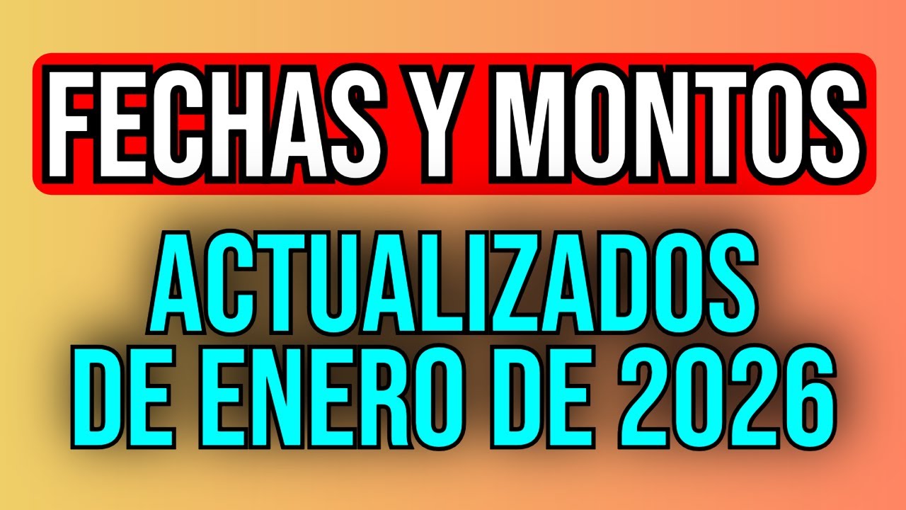 Jubilados y PNC: Fechas y Montos Actualizados / ENERO 2026 ANSES