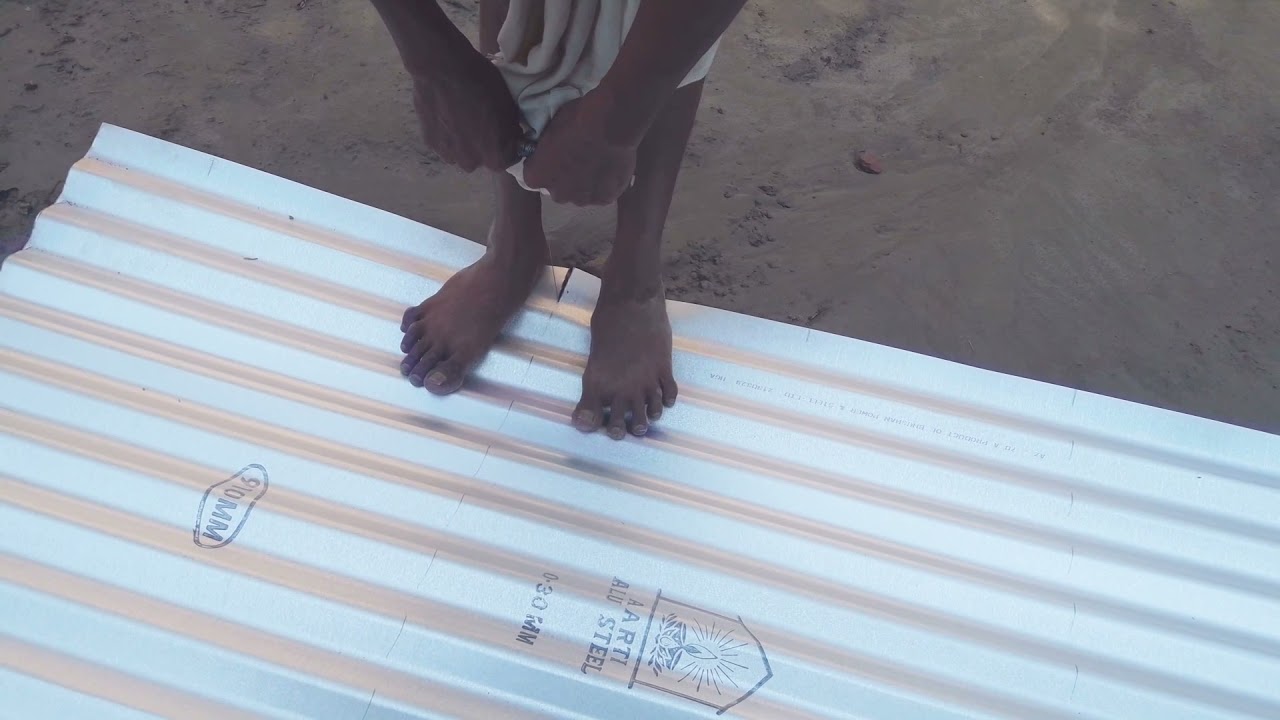 How to cut tin sheet with wire easily #short