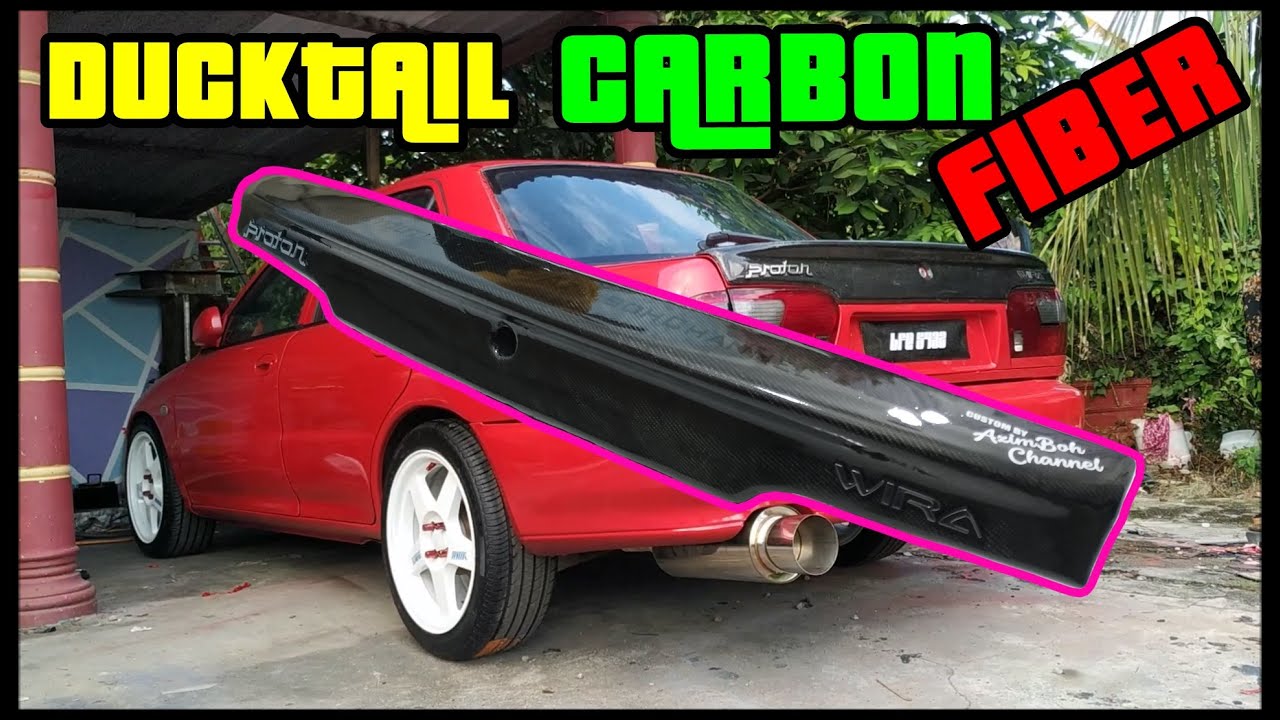 EP14 - CARA BUAT CARBON FIBER - DUCKTAIL WIRA