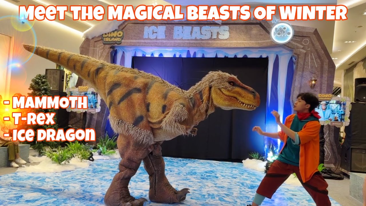 MEET THE MAGICAL BEASTS OF WINTER | ICE BEASTS by DINO ISLAND NEO SOHO MALL  @neosohojakarta7972