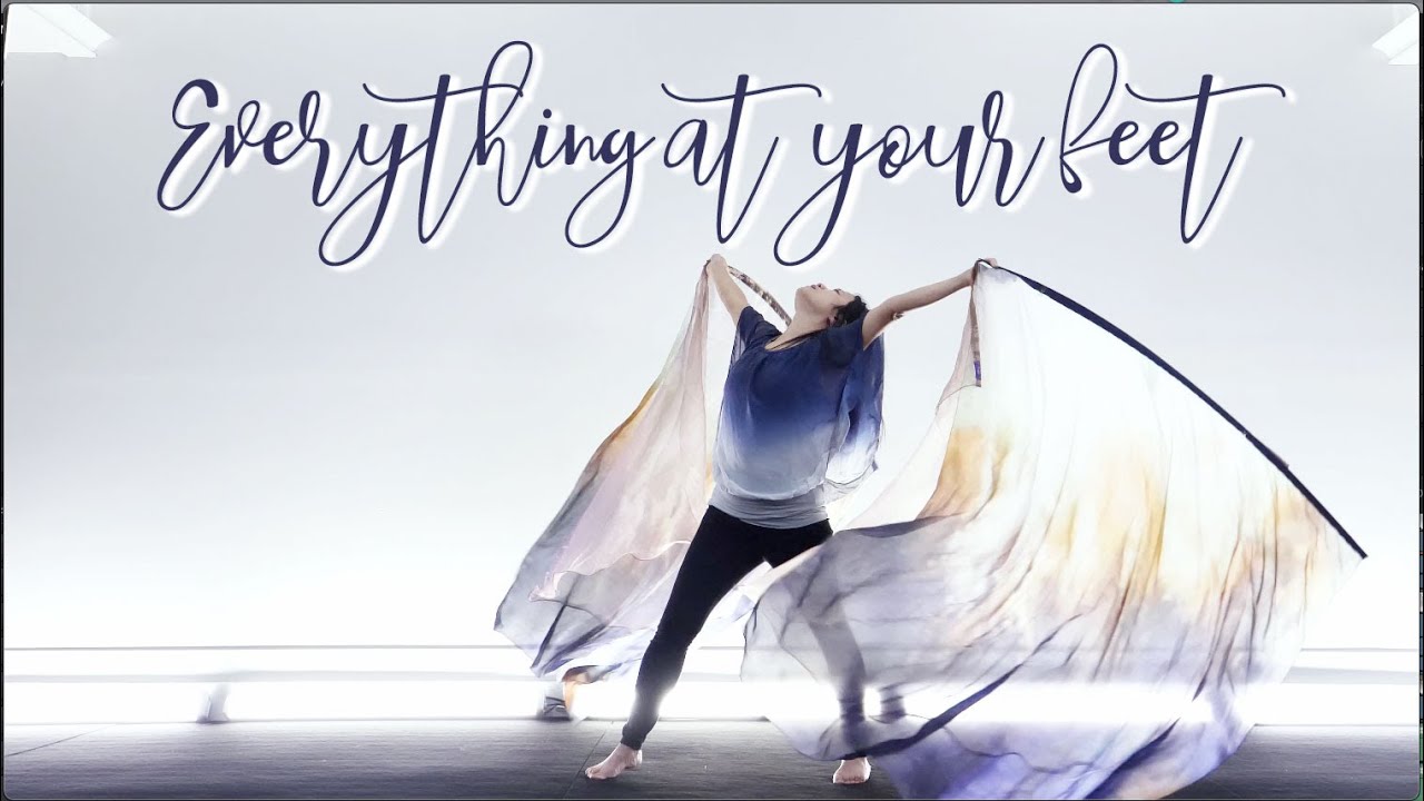 Everything At Your Feet  Worship Music by Mosaic MSC  // Dance with Flags  ft: Claire CALLED TO FLAG
