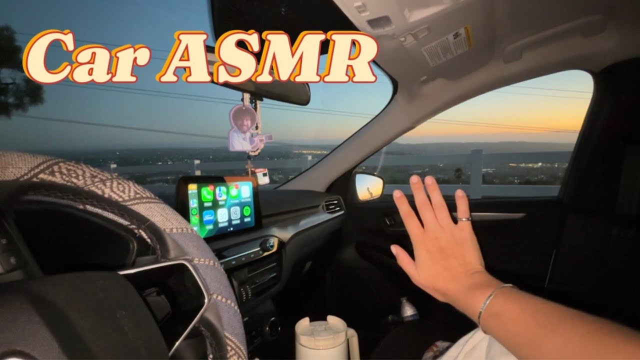 ASMR: Tapping & Scratching in My Car 🚗🫶