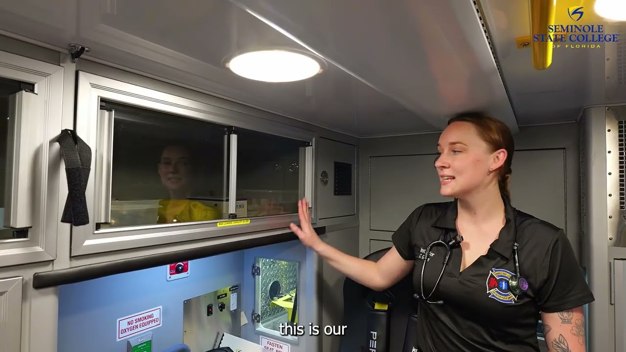 A Look Into An Ambulance Truck