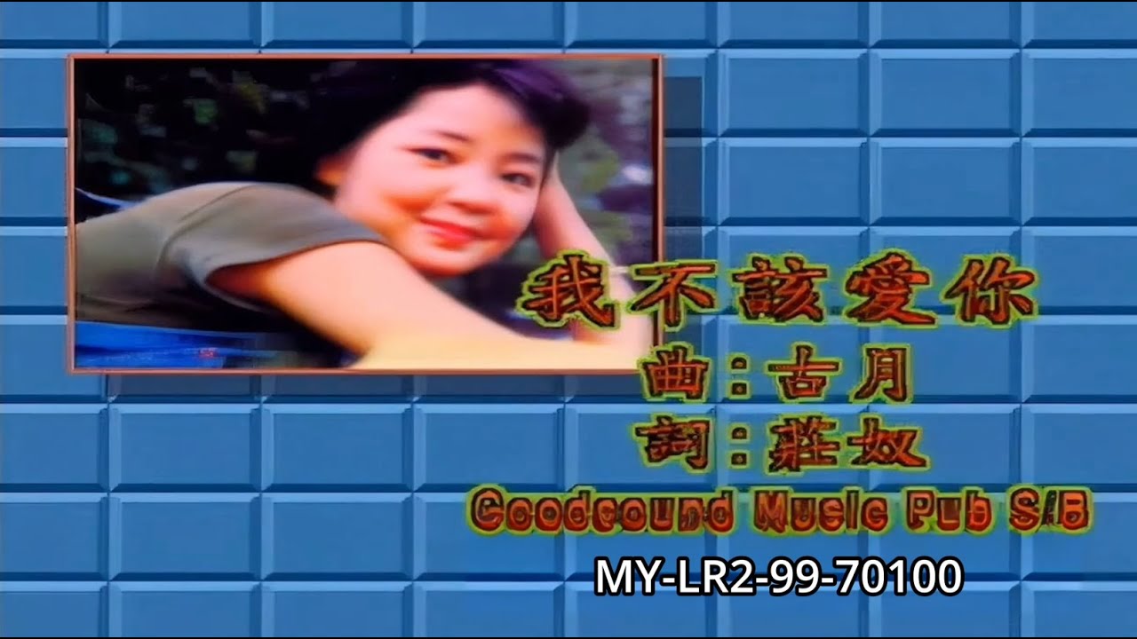 邓丽君 Teresa Teng - 我不該愛你 Wo Bu Gai Ai Ni (Official Lyric Video)