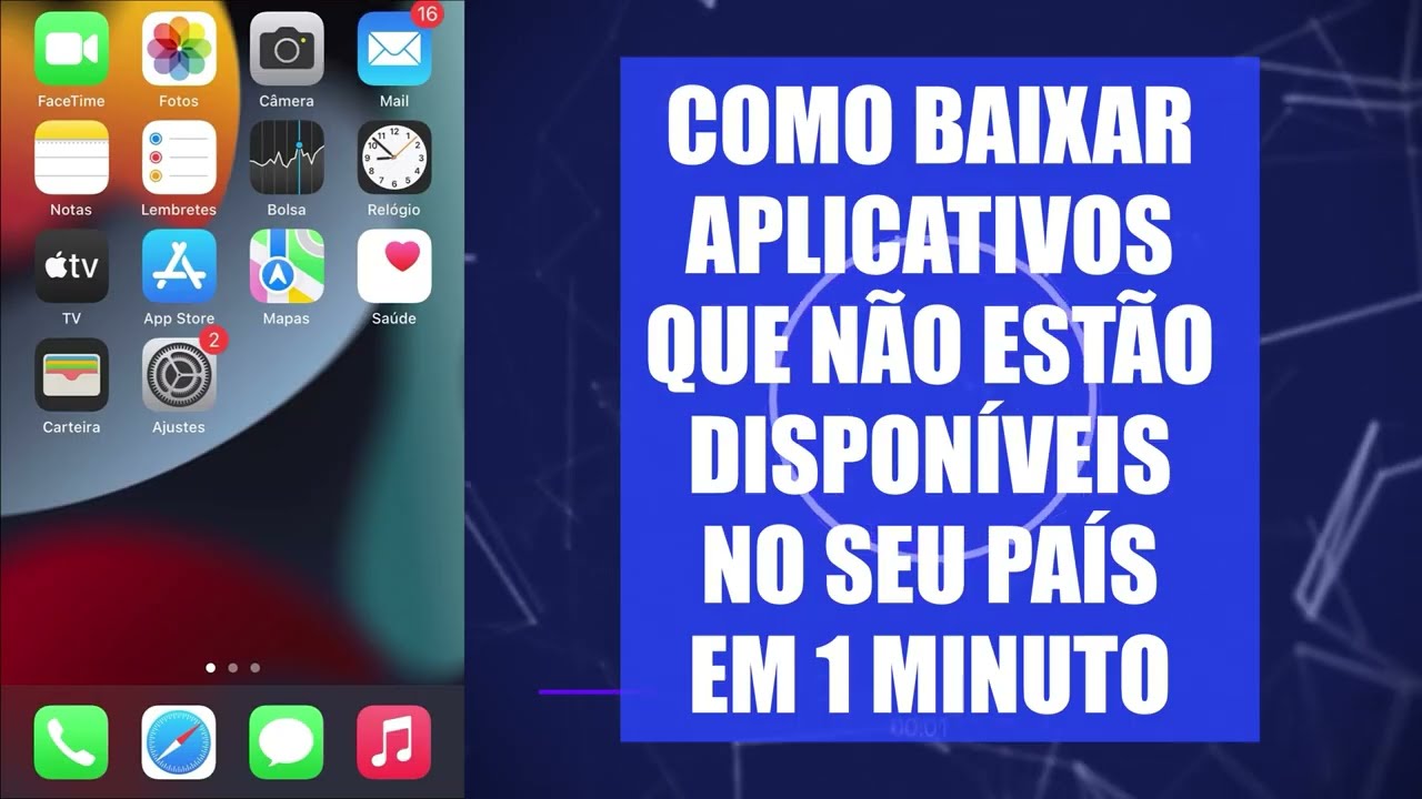 Como Baixar Aplicativos que n&atilde;o Est&atilde;o Dispon&iacute;veis no seu Pa&iacute;s | App nao disponivel no seu pais ios