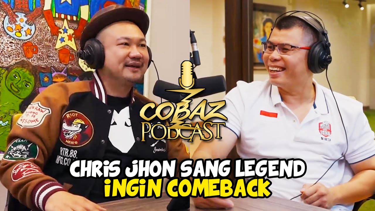 CHRIS JOHN Legenda Tinju INDONESIA, ingin COMEBACK, PERTAMA Podcast di COBAZ PODCAST
