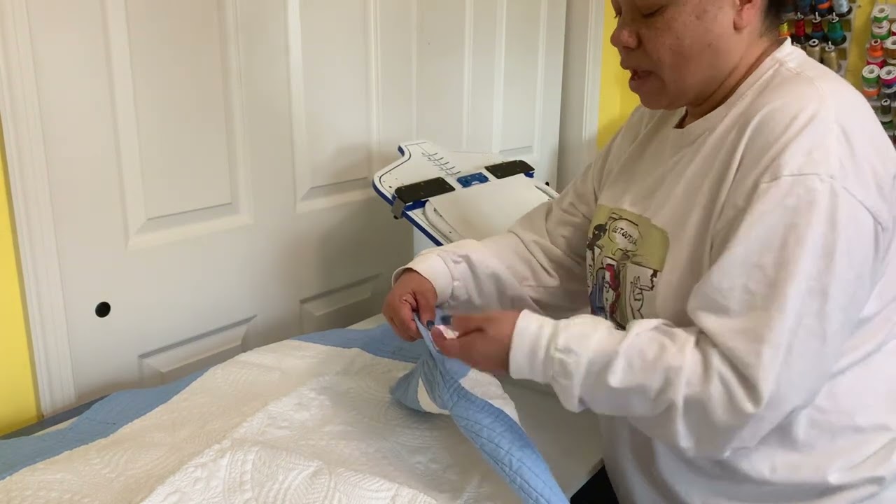 Embroidering a Custom Heirloom Baby Blanket! Working on Customer Orders. Embroidery for Beginners!