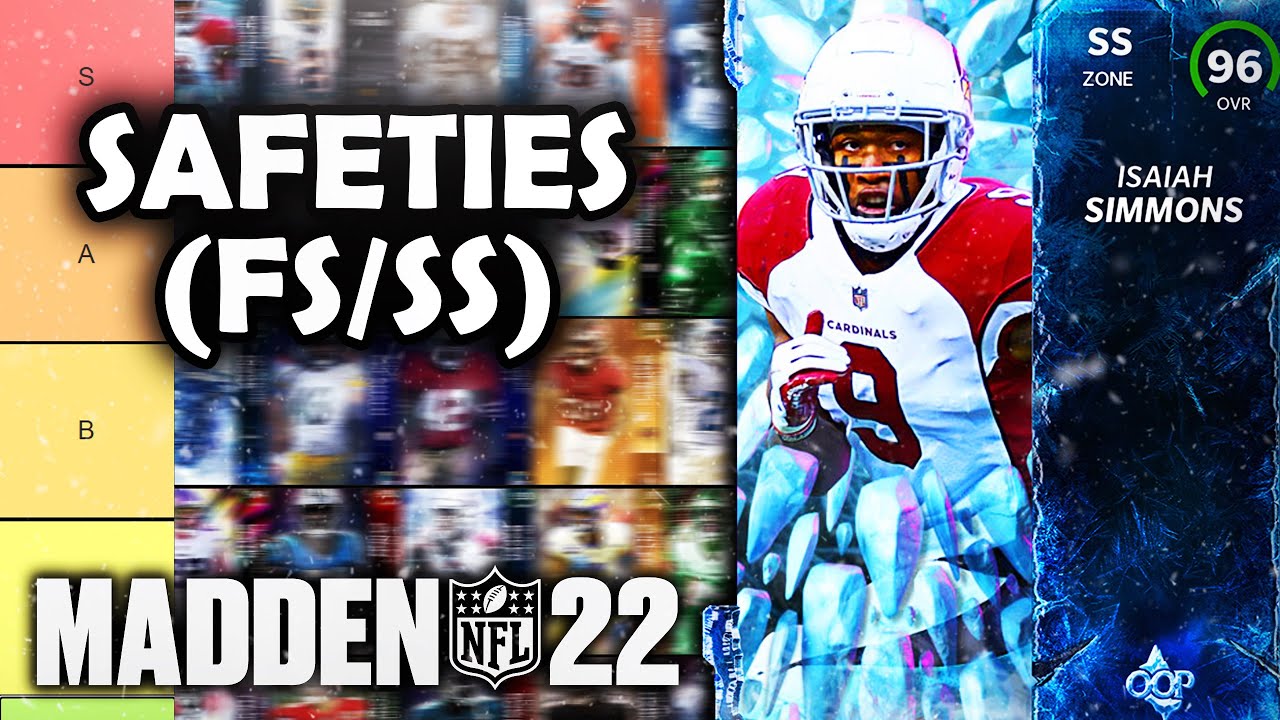 RANKING the BEST Safeties (FS/SS) in Madden 22 Ultimate Team (Tier List)