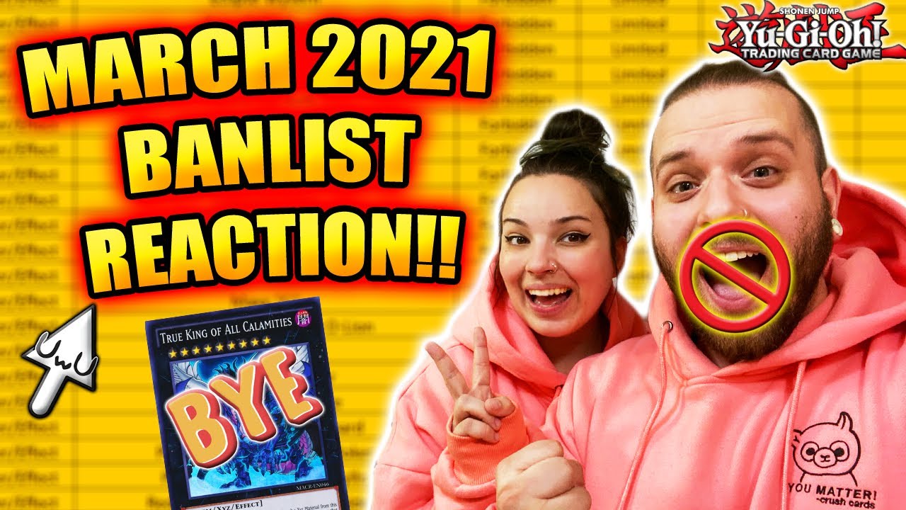 Yu-Gi-Oh! OFFICIAL MARCH 2021 BANLIST REACTION!!! WHAT A BEAUTIFUL DAY!! A SURPRISE INDEED?!