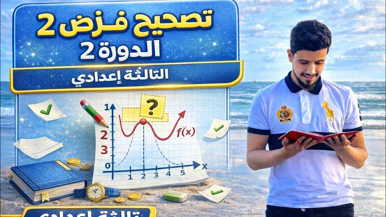 فرض 2 الدورة التانية الثالثة إعدادي | rep&eacute;re dans le plan | &eacute;quation d&rsquo;une droite | les syst&eacute;mes 
