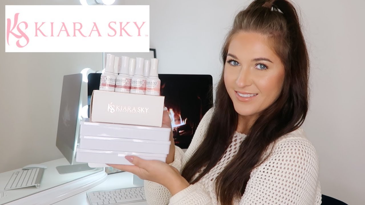 Kiara Sky Nail Haul! Everything You Need To Do SALON Nails At Home