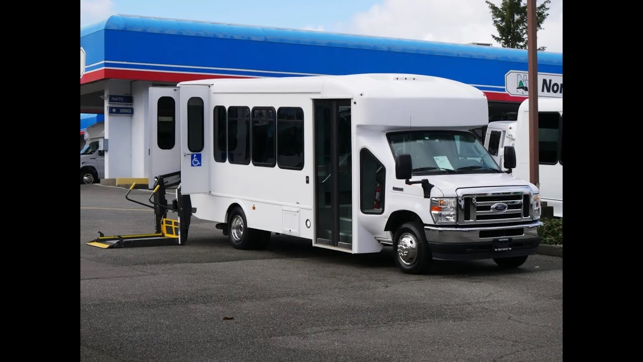 2021 Ford Turtle Top Terra Transit 14 Passenger ADA Shuttle Bus - S01201