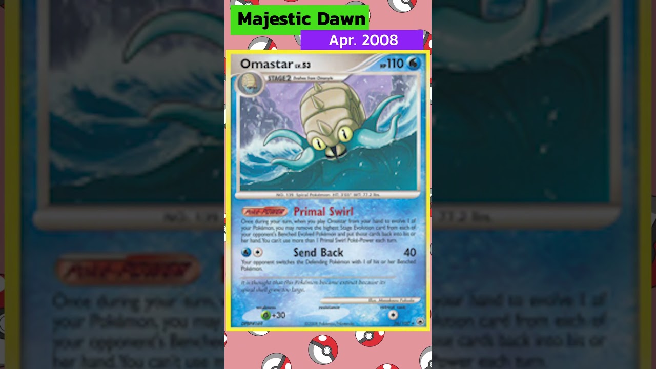 All Omastar Pokemon cards in 60 seconds | PokedexWiki