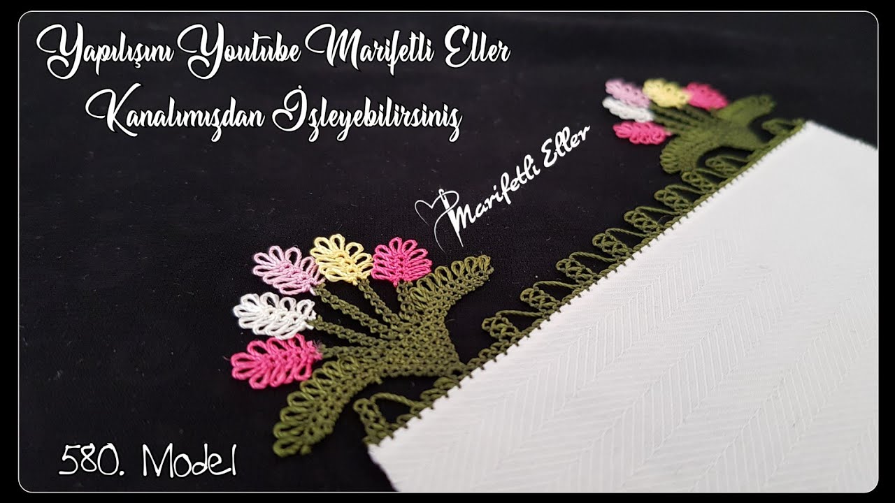 Çok Sevilen Muhteşem Bir İğne Oyası Modelinin Anlatımlı Yapılışı | 580. Model