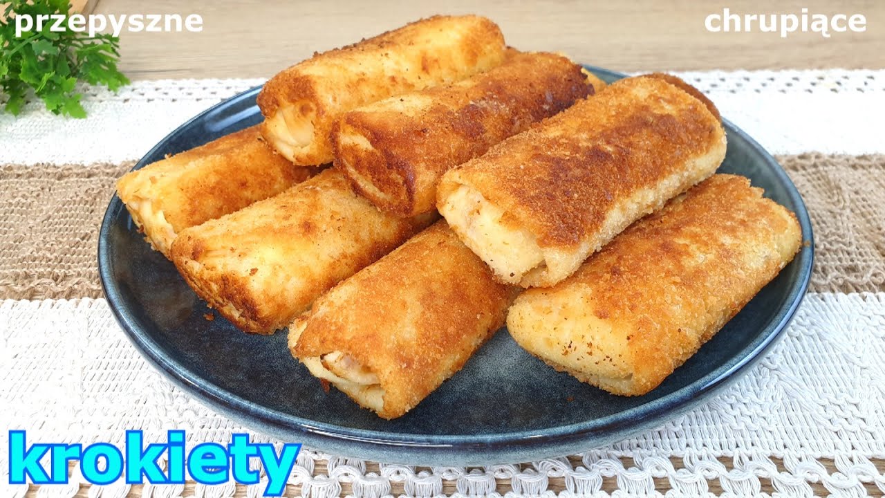Chrupiące krokiety z przepysznym szybkim farszem 👌 naleśniki w tej wersji smakują wyśmienicie 👍