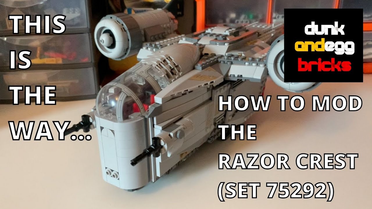 Как я модифицировал «Лезвие бритвы» — набор LEGO Star Wars 75292 Модификации