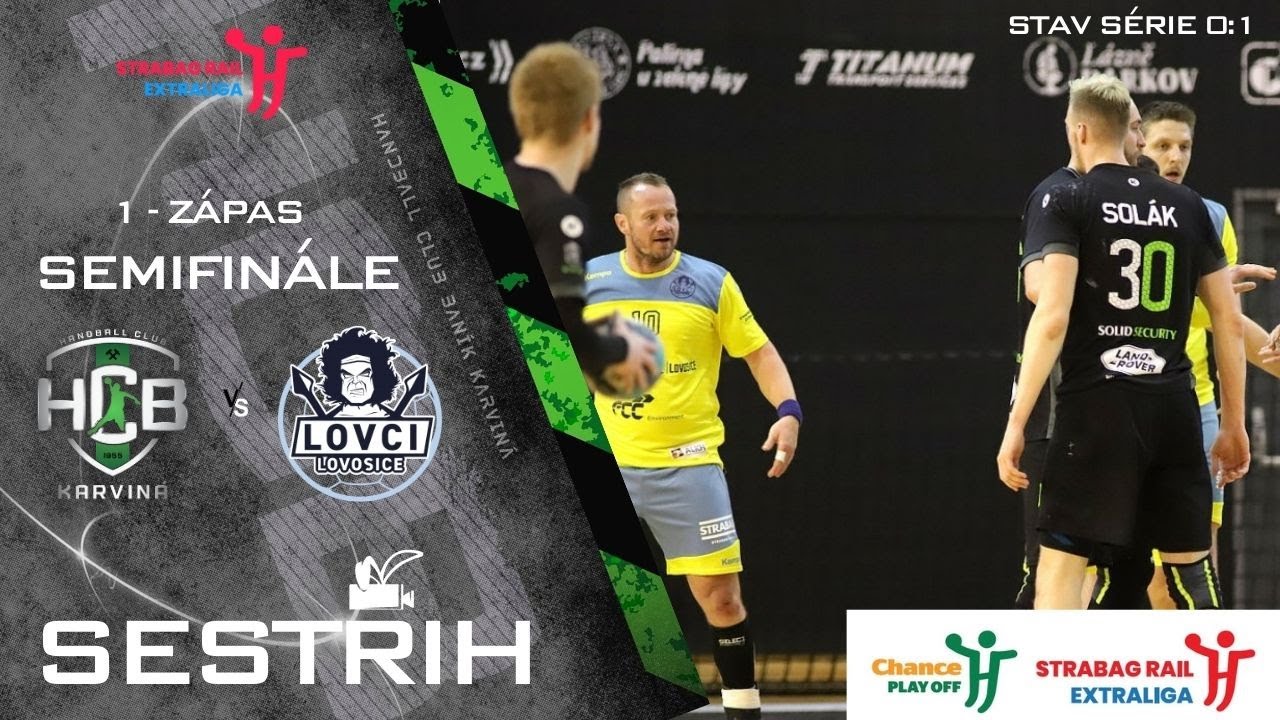 SESTŘIH: HCB Karviná - HK FCC Město Lovosice| 1.Semifinále 0:1 | Chance Play-off STRABAG Rail Extrlg