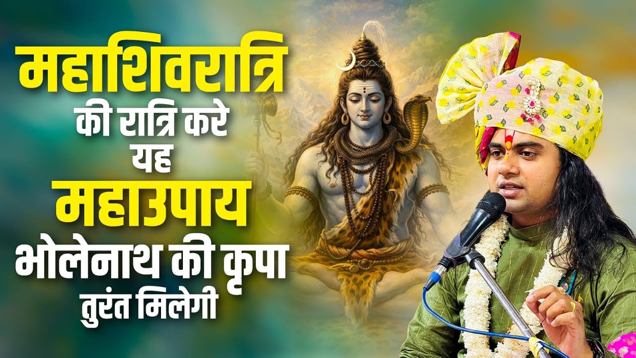 महाशिवरात्रि की रात ऐसे करें पूजा | सही विधि जो सब नहीं जानते || Pujy Shashikant Ji 