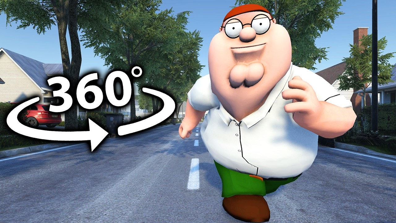 Peter Griffin HUNTS YOU! VR 360&deg; Family Guy
