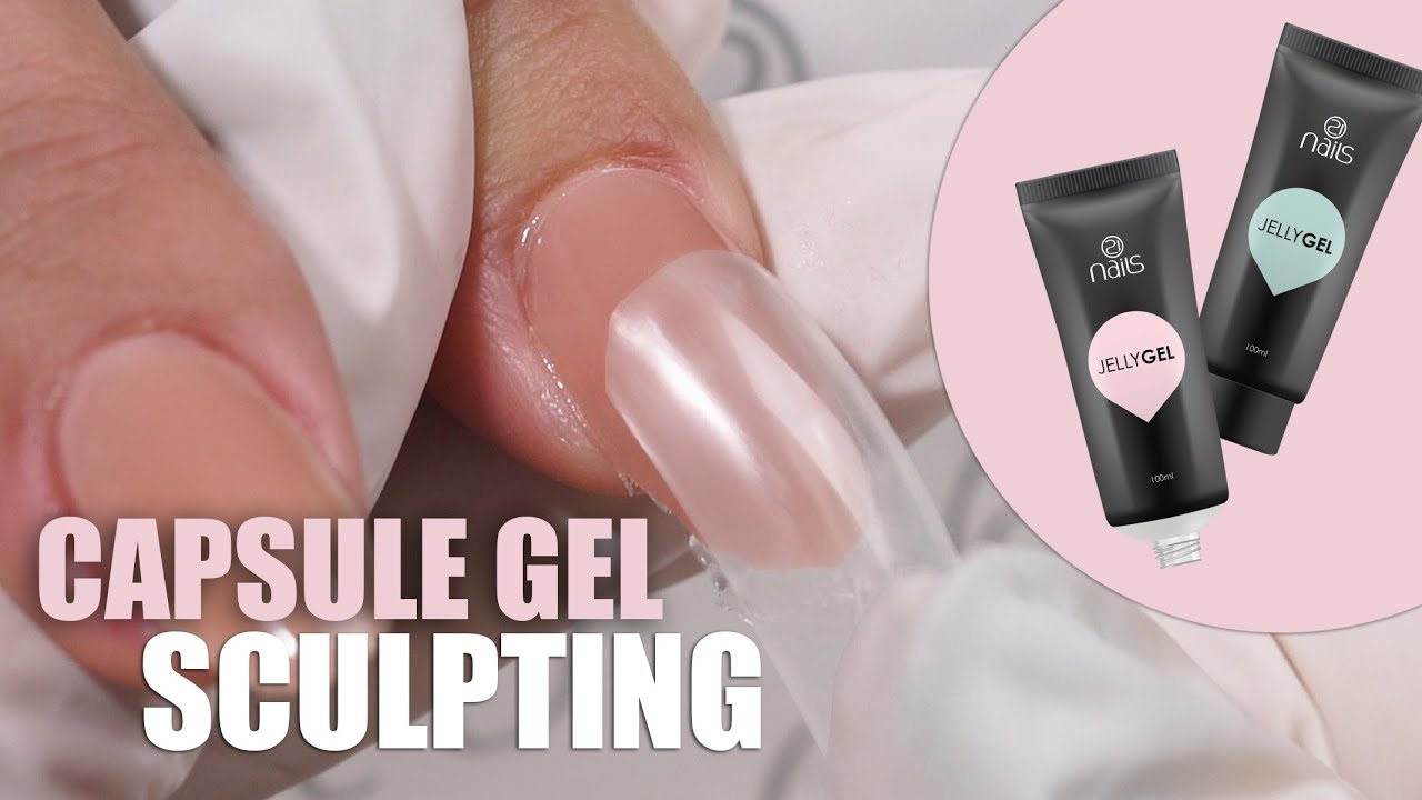 CAPSULE GEL SCULPTING NAILS - STEP BY STEP TUTORIAL