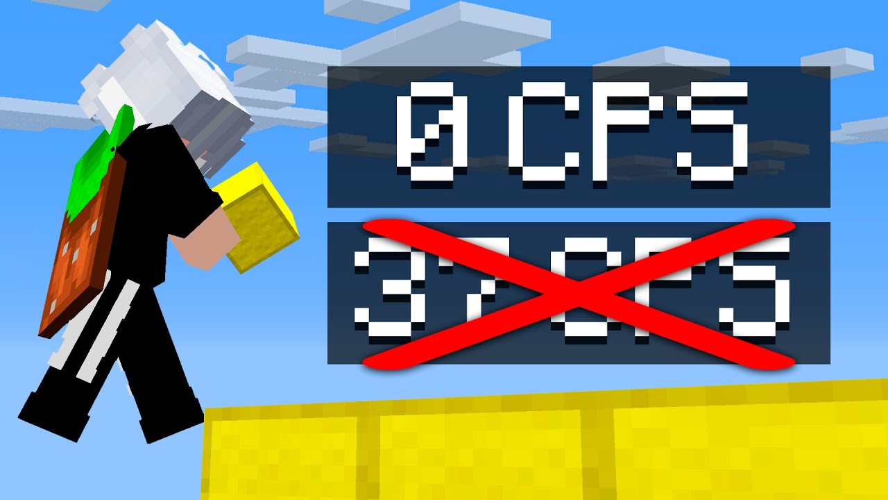 Jogando Bedwars sem DragClick