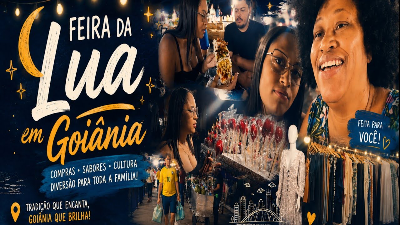 👉 Passeio na Feira da Lua em Goiânia | Comida, Diversão e Compras📌     