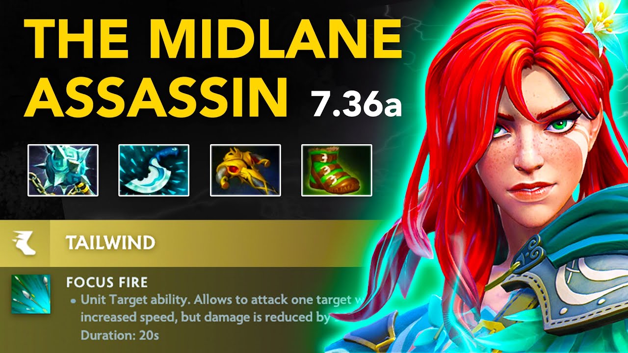 bzm WINDRANGER Mid - Patch 7.36a | Full Gameplay Dota Class
