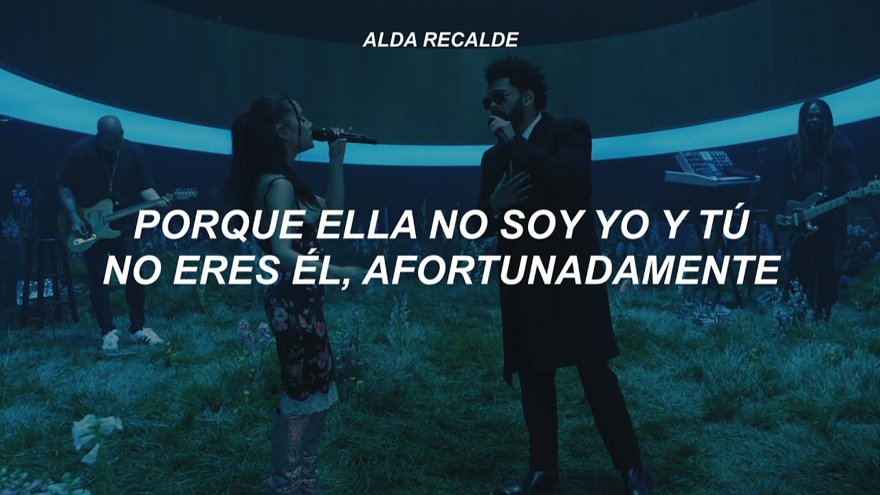 Off the table - Ariana Grande & The Weeknd (live) // traducci&oacute;n espa&ntilde;ol