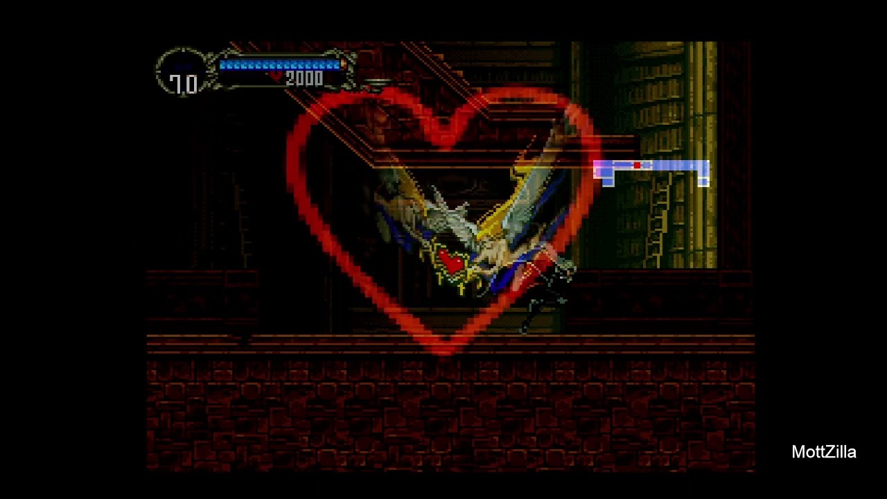 Castlevania SotN - Soul of Bat with 2X Heart Refresh
