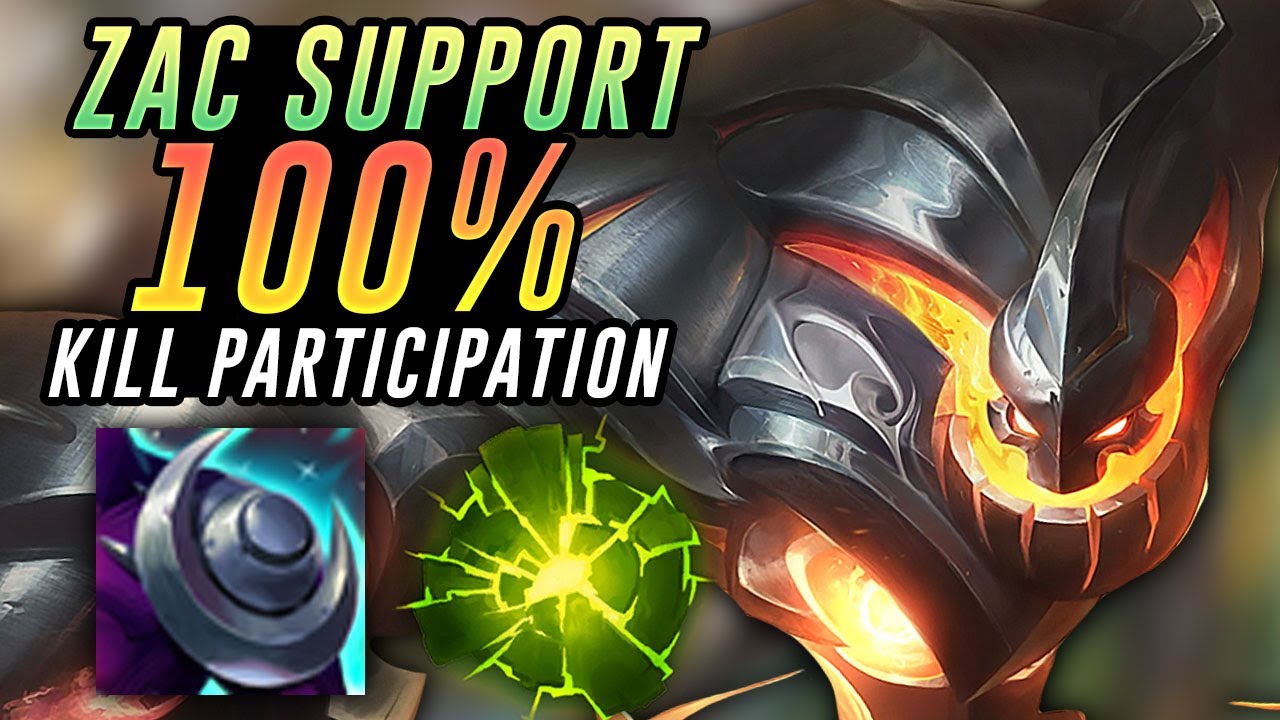 Season 12 Zac Support is Broken With This Build! | League of Legends