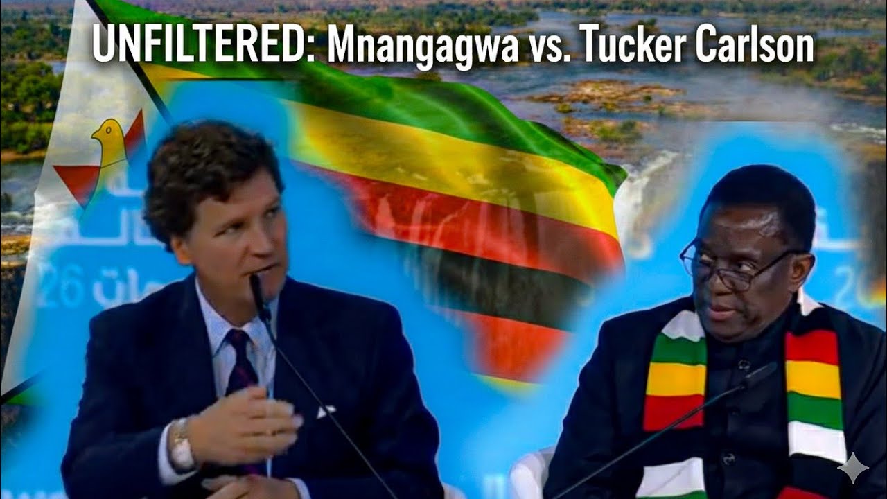 Tucker Carlson vs. Mnangagwa: The Interview That Left Dubai in Shock!