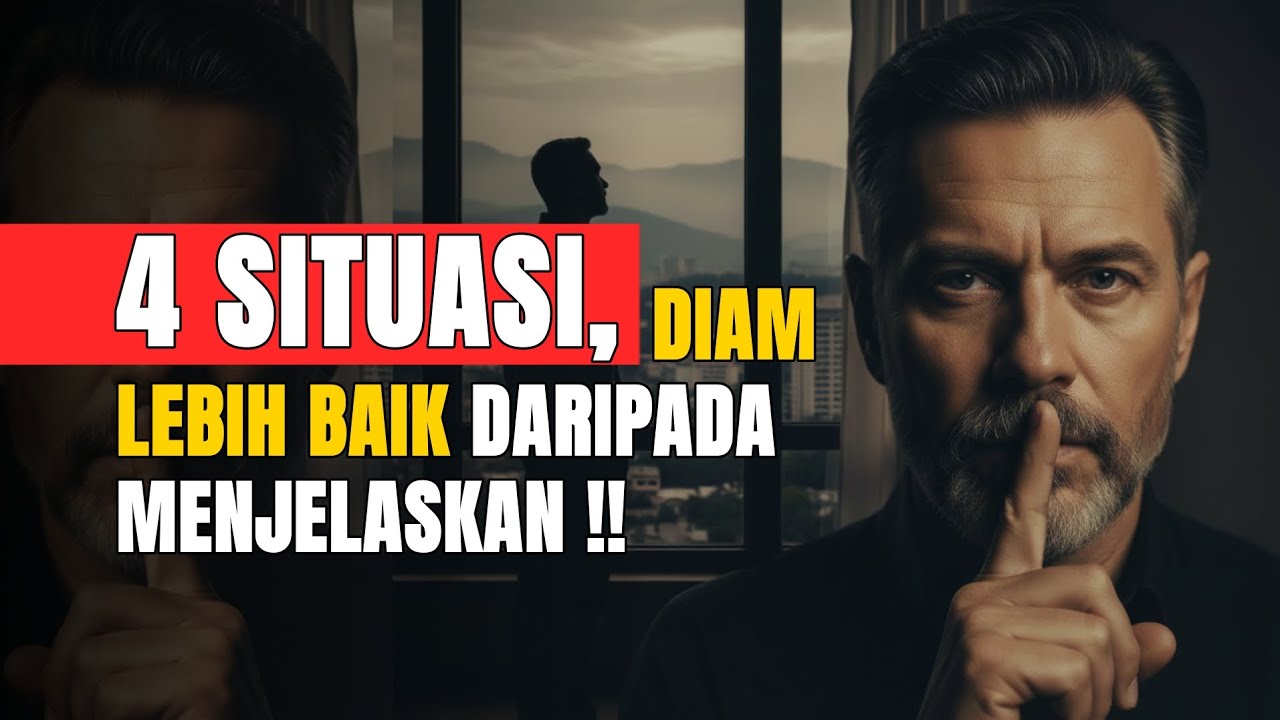 Lebih baik diam daripada jujur dan menjelaskan 