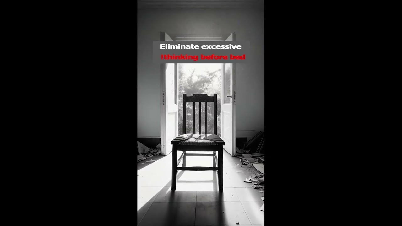 how to Eliminate excessive thinking before bed!