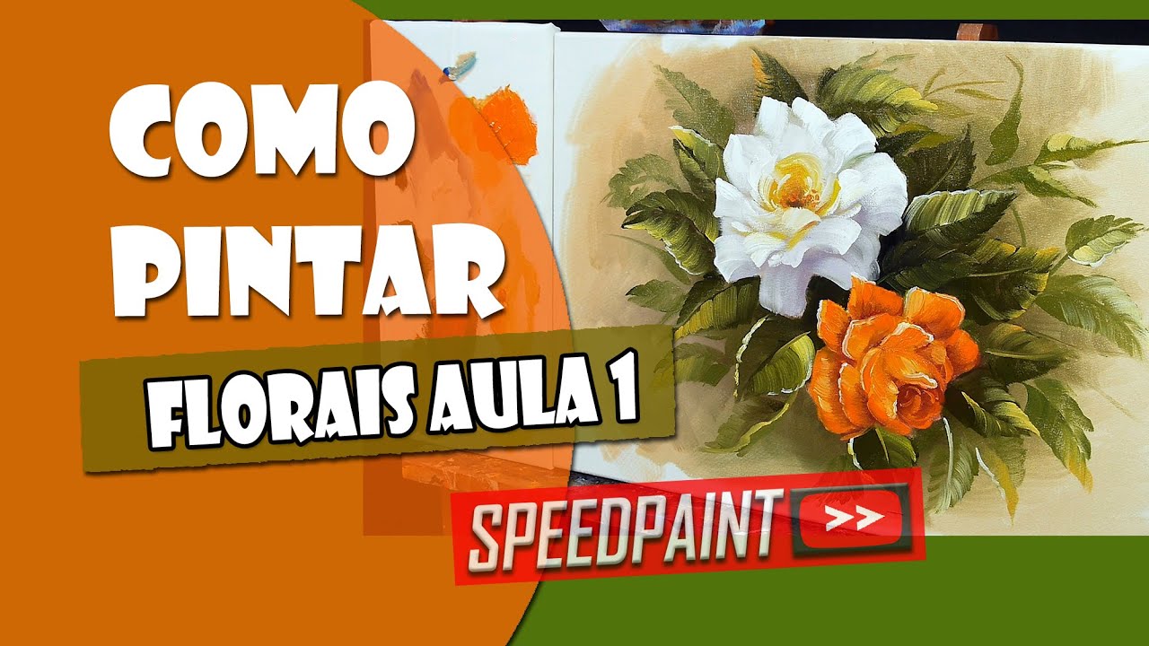 Como Pintar Florais :  Aula 1