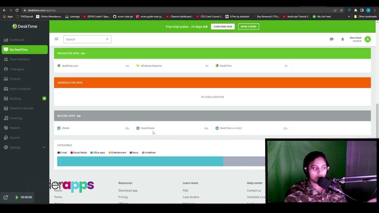 Desktime Review | Automatic Time & Productivity Tracking